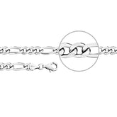 Der Kettenmacher Herren Armband Sterling-Silber 925 in 21 cm - F4-21S